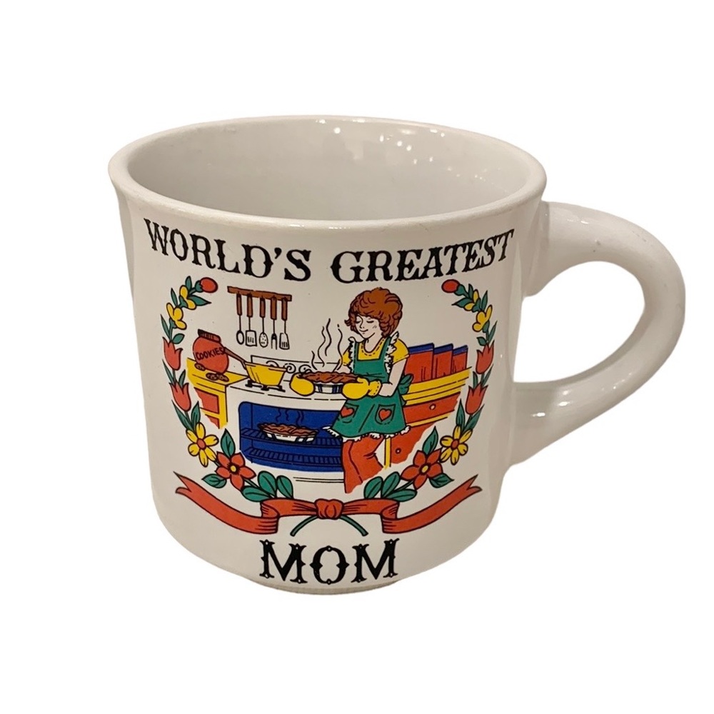 Vintage Papel Best Greatest Mom Japan Mug